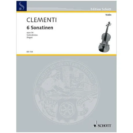 Clementi, M.: 6 Sonatinen Op. 36 – Violine