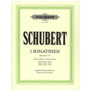 Schubert, F.: Violasonaten (Sonatinen) Op. posth. 137/1-3