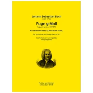 Bach, J.S.: Fuge g-Moll nach der Orgelfuge BWV 578