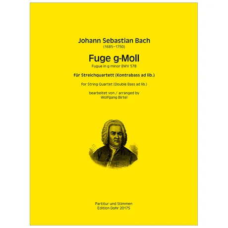 Bach, J.S.: Fuge g-Moll nach der Orgelfuge BWV 578