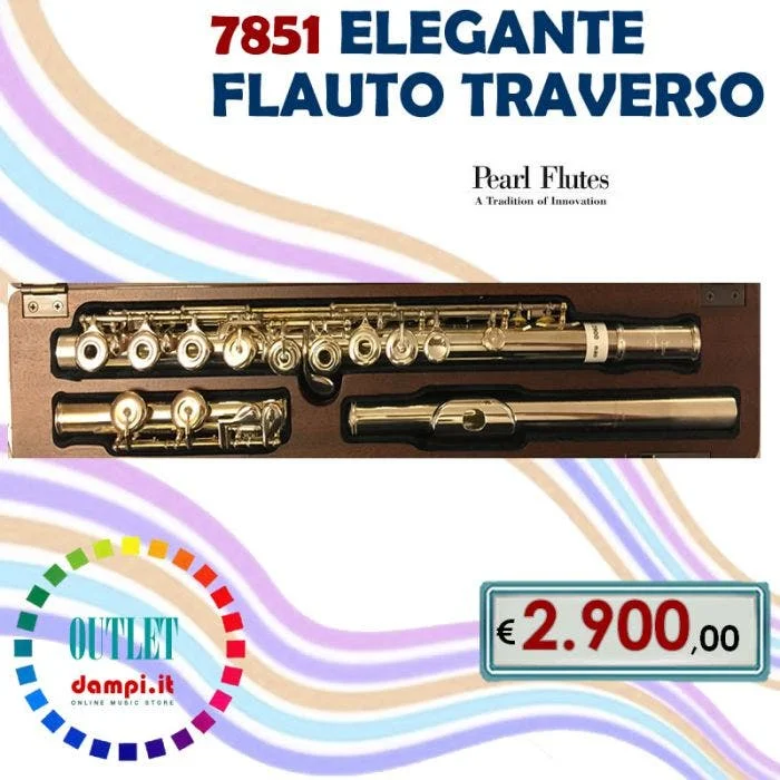 7851 ELEGANTE FLAUTO TRAVERSO
