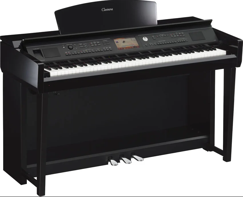 YAMAHA CLAVINOVA CVP705PE PIANO PIANOFORTE DIGITALE GRADED HAMMER NERO LUCIDO CON RITMI CVP-705 PE