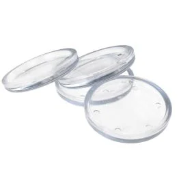 Isolatori per pianoforte 7cm plastica trasparenti 4pz