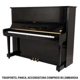 PIANOFORTE YAMAHA U3 NERO CON PANCA USATO