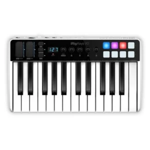 IK MULTIMEDIA iRig Keys I/O 25 – Master keyboard a 25 tasti per sistemi PC, MAC. iPad, iPhone con interfaccia audio integrata