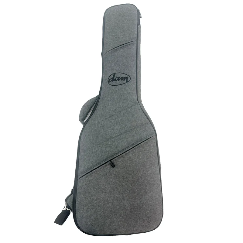 Dam DBA25 Borsa rifinita x chitarra acustica imbottitura 25mm in tessuto grigio