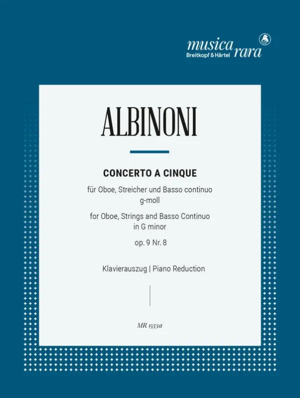 ALBINONI – Concerto a Cinque in G minor Op. 9/8