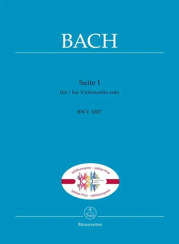 BACH – Suite I For Cello Solo BWV 1007