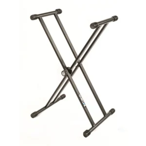 Quik Lok T20 BK Supporto regolabile x tastiera livello singolo Telaio Doppio Nero