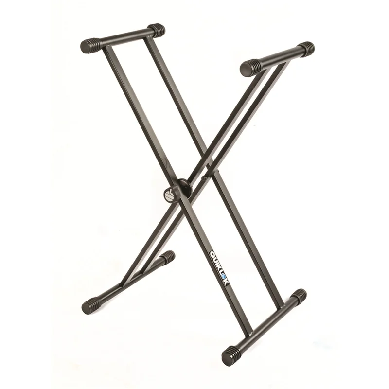 Quik Lok T20 BK Supporto regolabile x tastiera livello singolo Telaio Doppio Nero