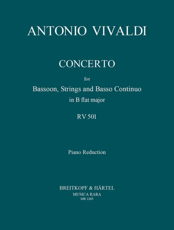 VIVALDI – Concerto in B flat major RV 501 (P 401)