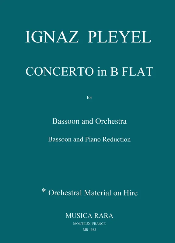 PLEYEL – Concerto in B flat major B 107