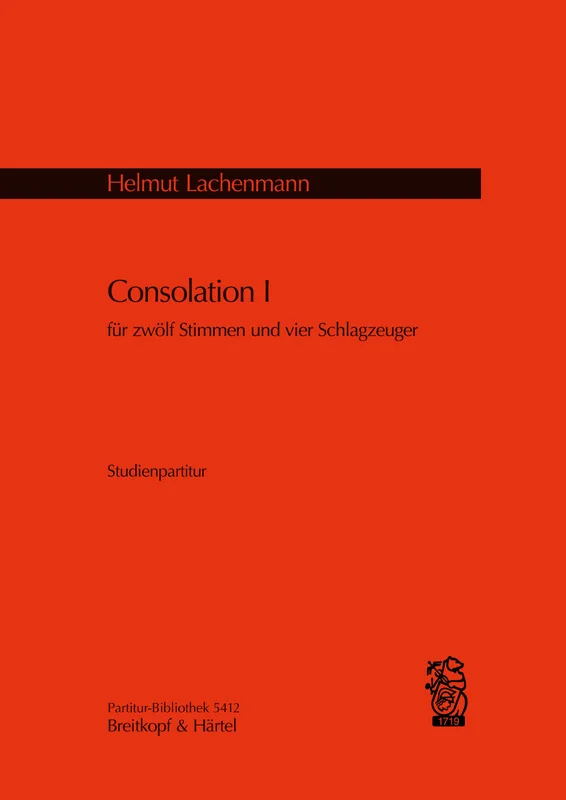 LACHENMANN – Consolation I