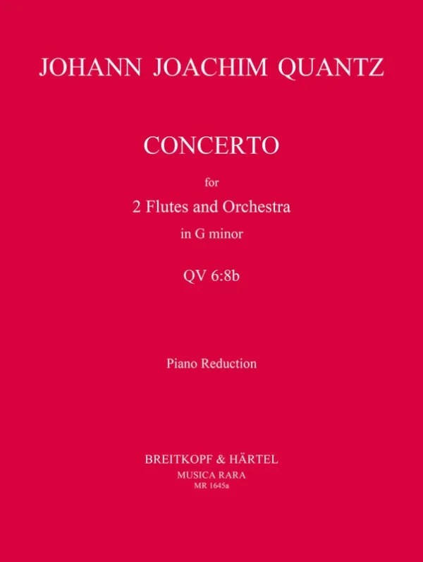 QUANTZ – Flute Concerto in G minor QV 6:8b