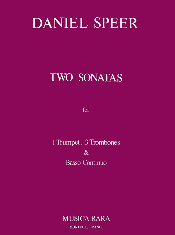 SPEER – 2 Sonatas in C