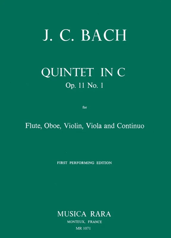 BACH – Quintet in C major Op. 11 No. 1