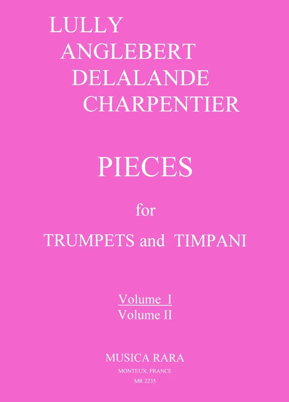 LULLY – Pieces for 1–3 Trumpets and Kettledrums
