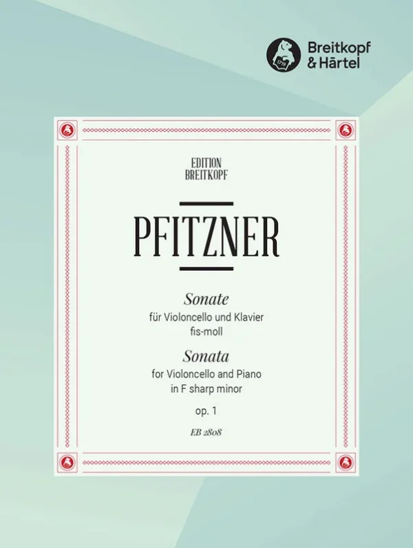 PFITZNER – Sonata in F minor Op. 1