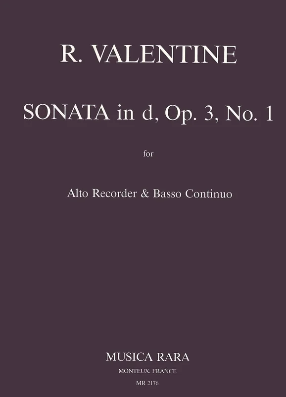 VALENTINE – Sonata in d Op. 3 No. 1