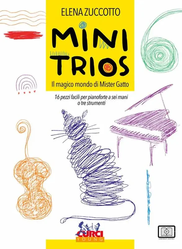 ZUCCOTTO – Mini Trios – 16 pezzi facili per pianoforte a sei mani o tre strumenti