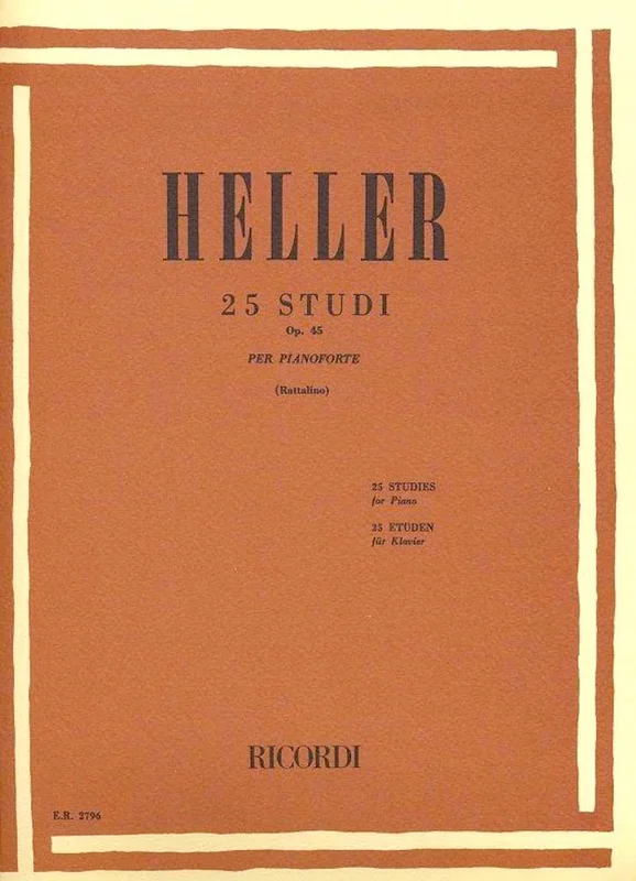 HELLER – 25 Studi Op. 45
