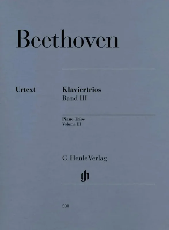 BEETHOVEN – Piano Trios – Volume III