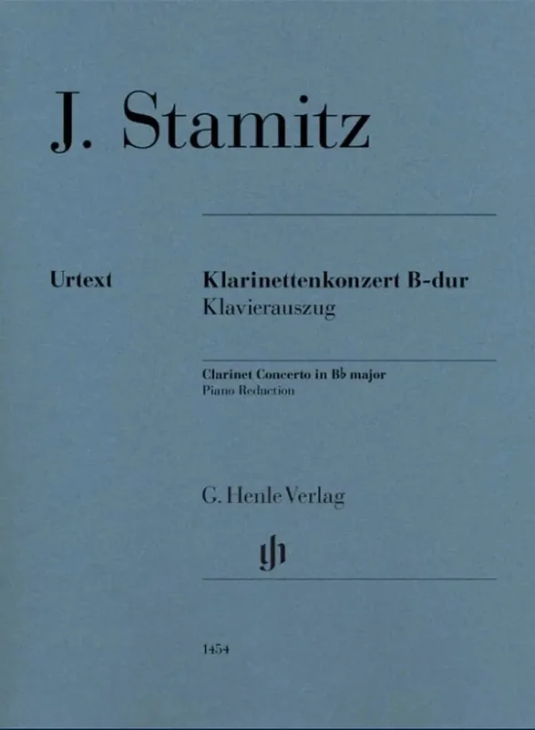 STAMITZ – Clarinet Concerto in Bb major – Piano Reduction