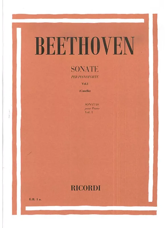 BEETHOVEN – Sonate Per Pianoforte Vol. 1