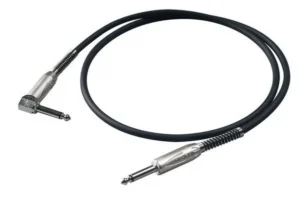 Proel BULK120LU5 Cavo jack Mono 6.3mm a jack Mono 6.3 mm ad angolo 5mt
