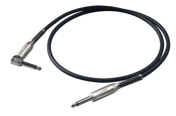 Proel BULK120LU5 Cavo jack Mono 6.3mm a jack Mono 6.3 mm ad angolo 5mt