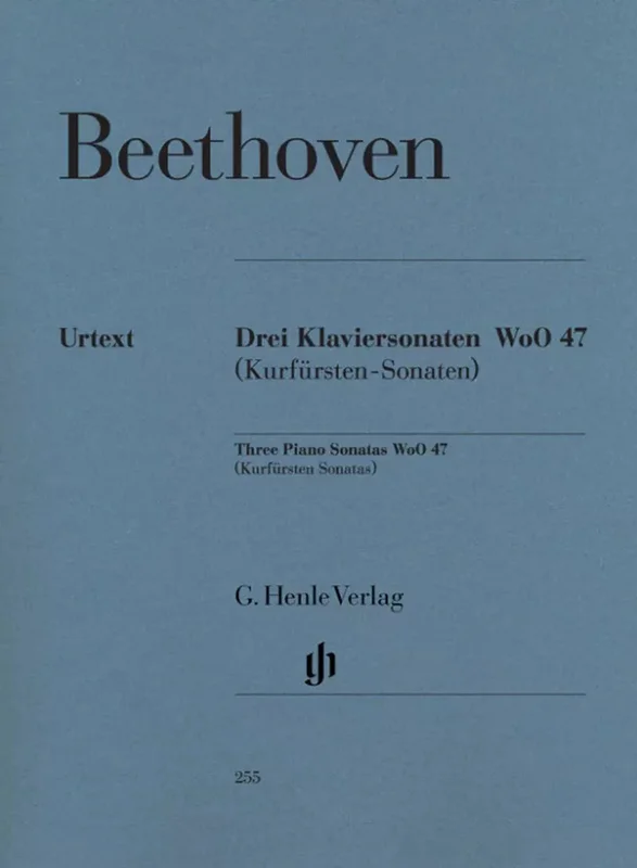 BEETHOVEN – TRE SONATE PER PIANOFORTE WoO 47 – Kurfürsten sonatas