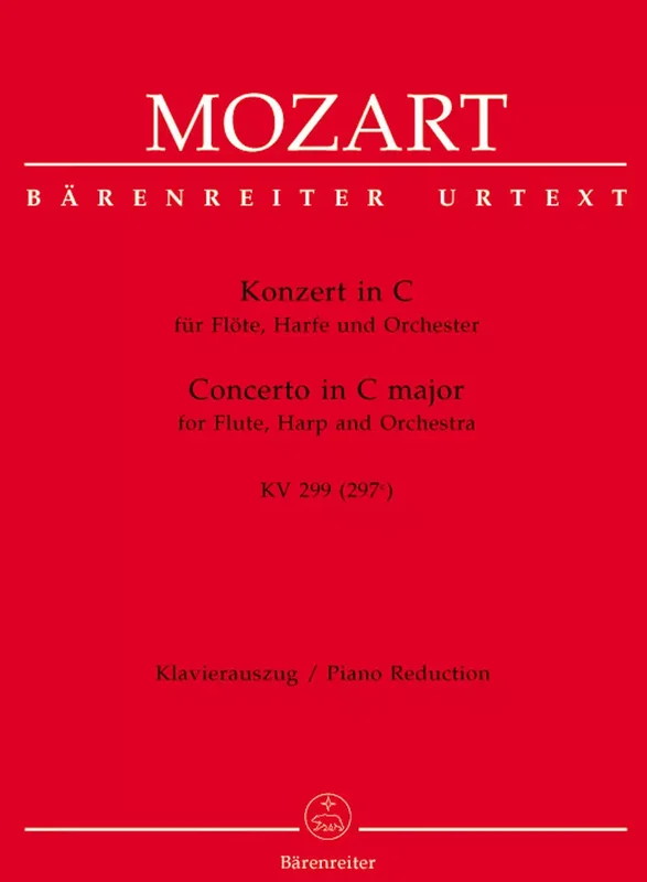 MOZART – Concerto in Do Maggiore KV299 – Flauto Arpa e Pianoforte