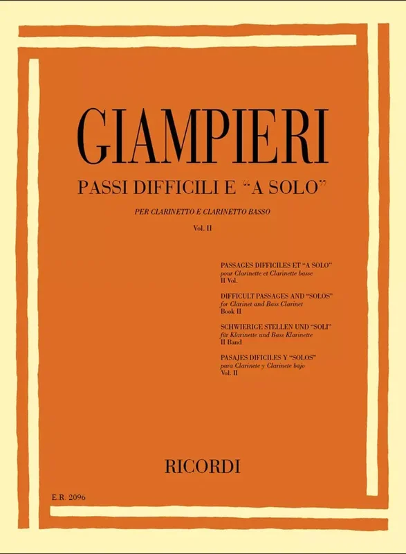 GIAMPIERI – Passi Difficili E “A Solo” Vol. 2