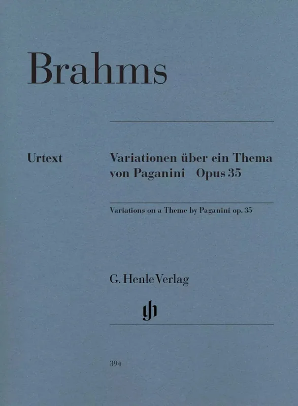 BRAHMS – PAGANINI-VARIATIONEN Op. 35
