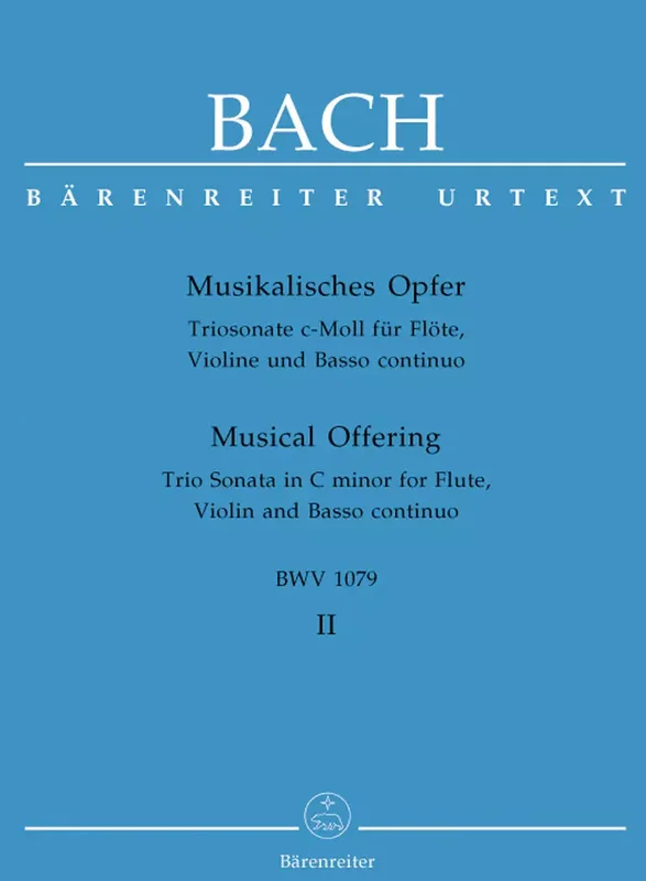 BACH – Musical Offering II – Trio sonata in C minor