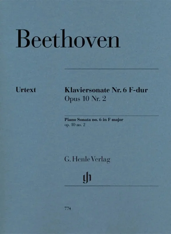 BEETHOVEN – PIANO SONATA N.6 IN FA MAGGIORE OP.10 N.2