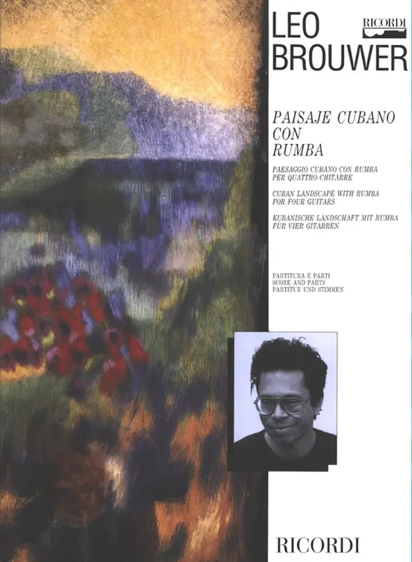 BROUWER – Paisaje Cubano Con Rumba Per 4 Chitarre