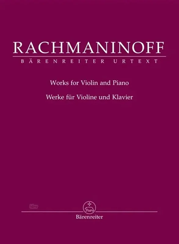 RACHMANINOFF – Works for Violin and Piano