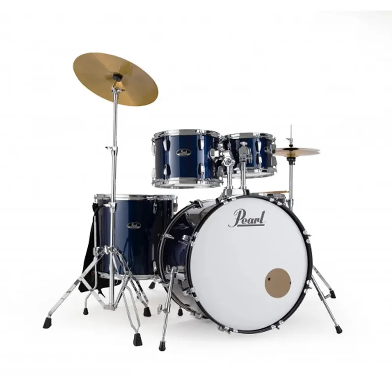 PEARL Batteria Roadshow 22″ con 2 Piatti Solar by Sabian- Blu Notte