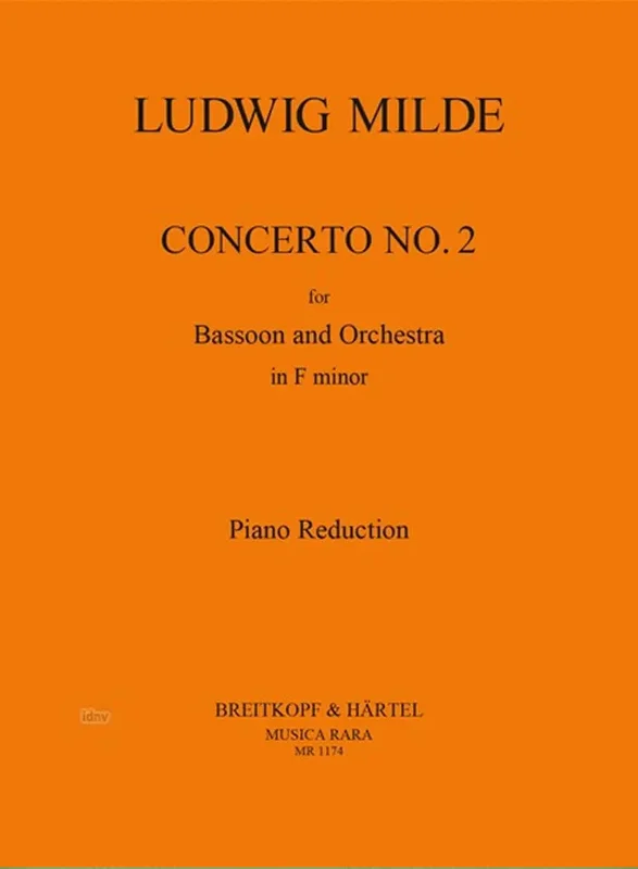 MILDE – Concerto No. 2 F minor – Piano Reduction