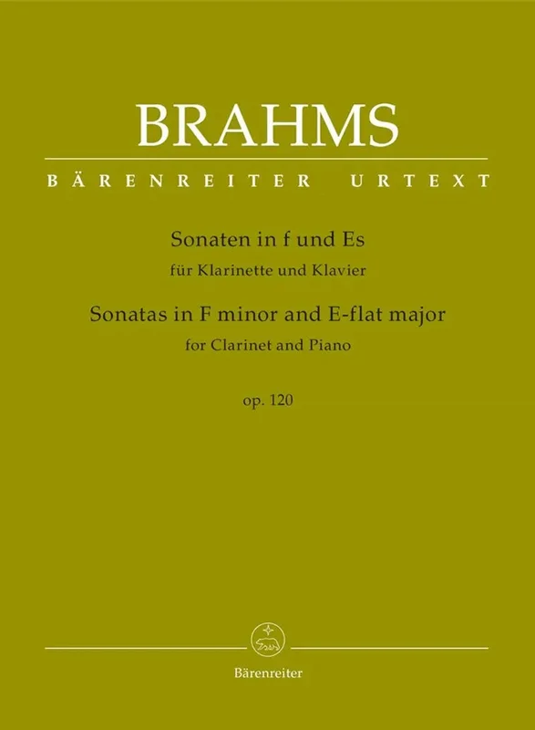 BRAHMS – Sonatas for Clarinet and Piano op. 120