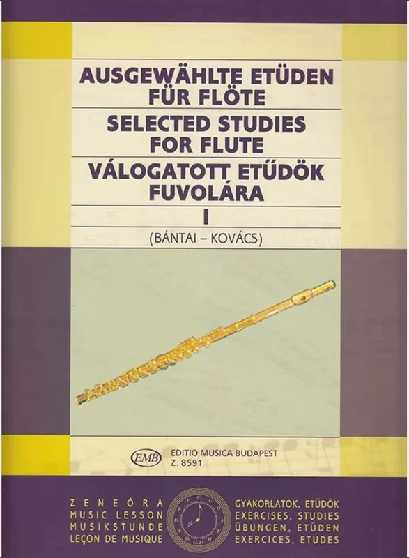 BANTAI- Ausgewählte Etüden für Flöte I