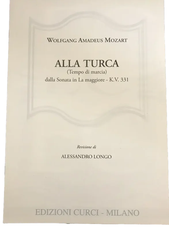 MOZART – Alla turca dalla Sonata in La magg. KV 331