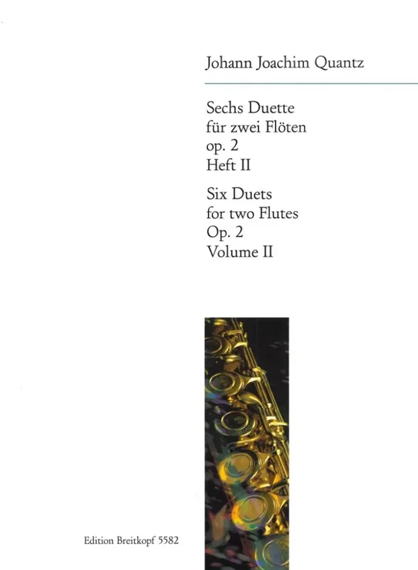 QUANTZ – Sechs Duette per 2 flauti op.2 volume 2