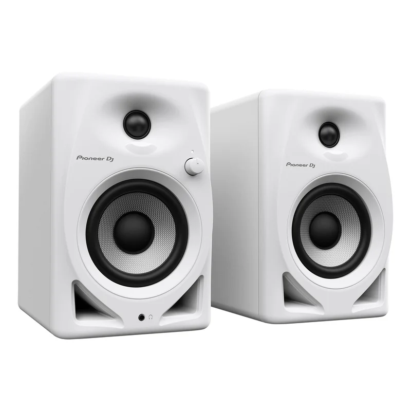 Pioneer Dj DM-40D-W Coppia casse monitor audio attivi desktop da 4″, Bianco