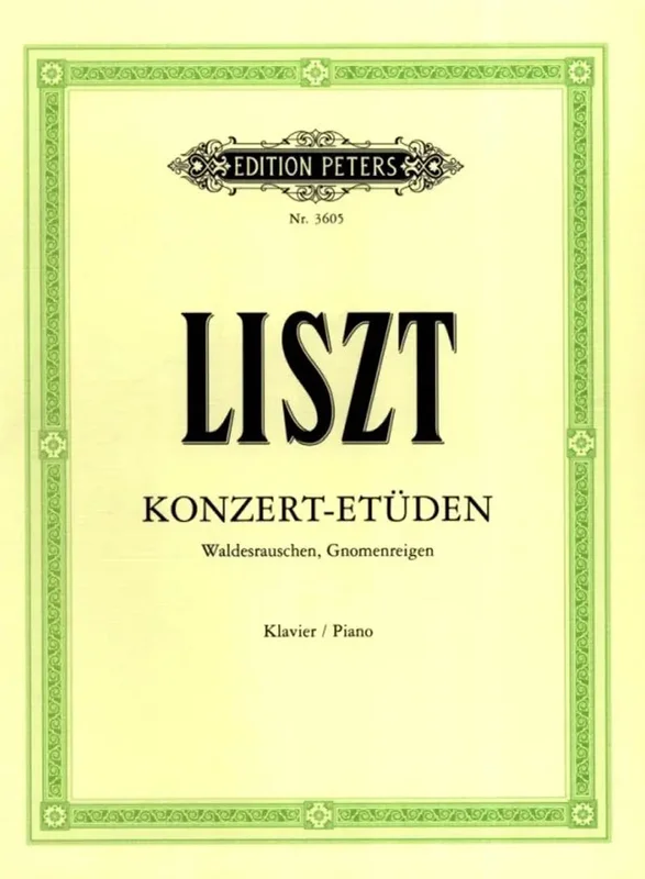 LISZT – Concert Etuden P.