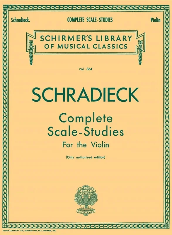 SCHRADIECK – Scale Studies (Authorized Edition)