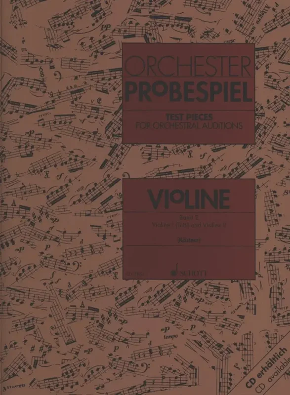 Orchester Probespiel Violine Band 2