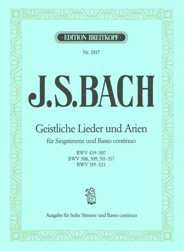BACH – Geistliche Lieder und Arien