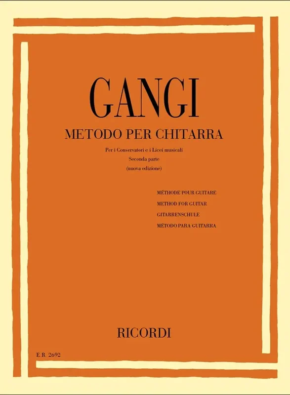 GANGI – Metodo per Chitarra – Parte II
